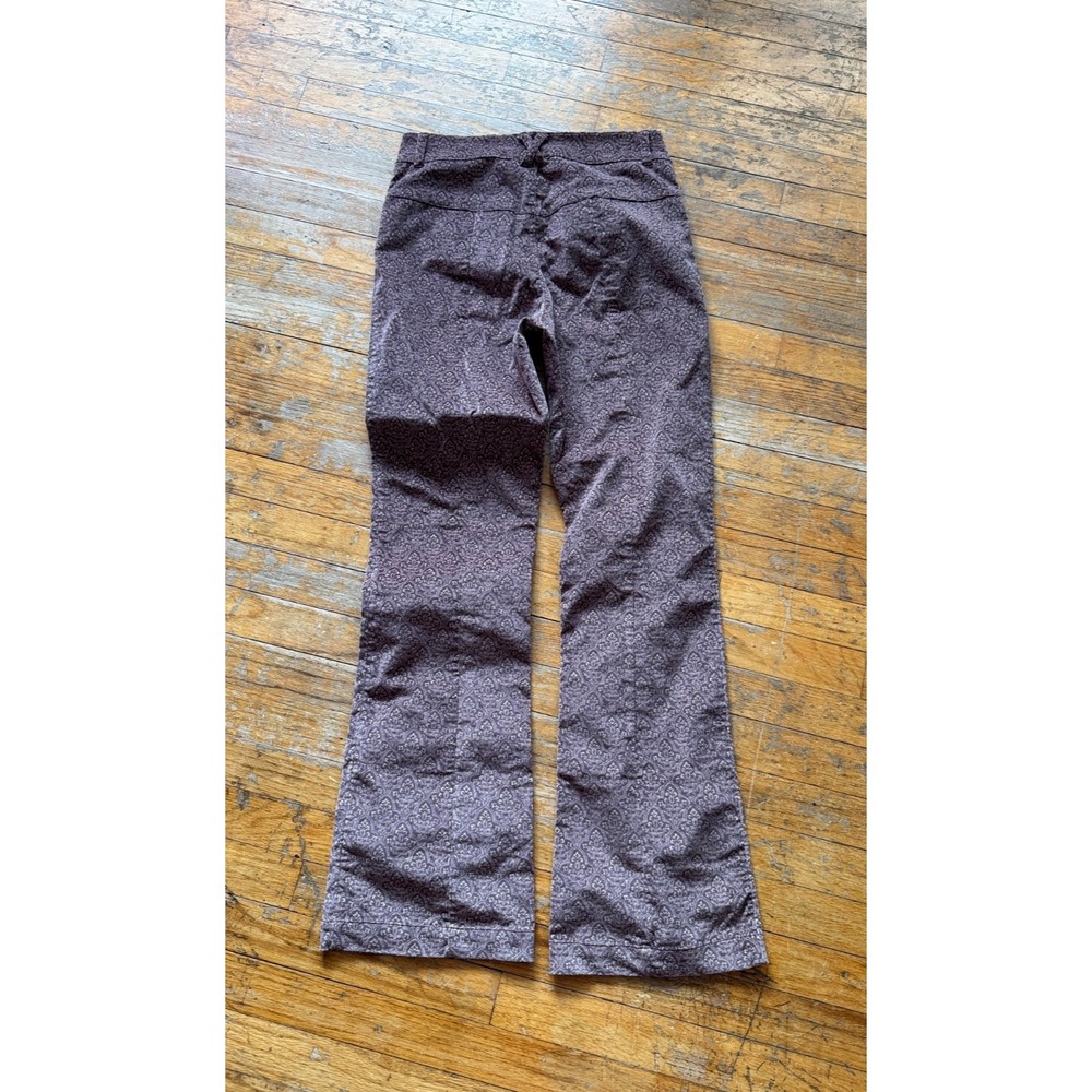 NWOT- Free People - City Line Slim Pants $178 SIZE 8 -Chocolate Combo High-Rise - Picture 3 of 7